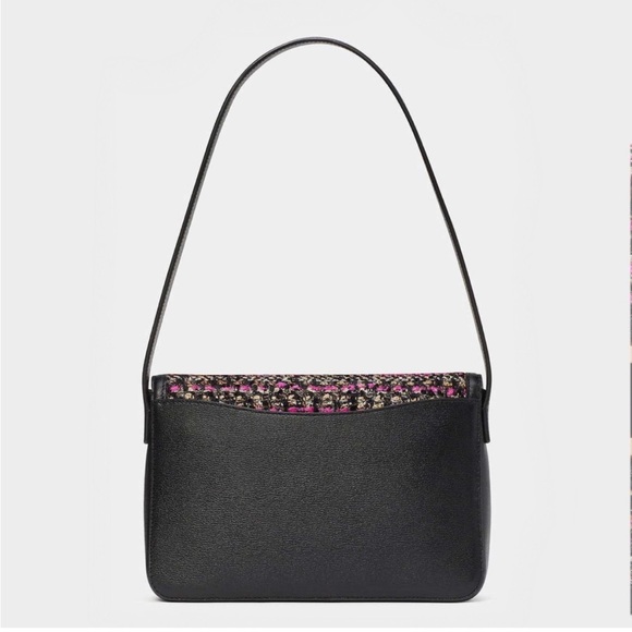 ♠️kate spade Katy Tweed Medium Shoulder Bag, Pink Multi NWT - Picture 5 of 8